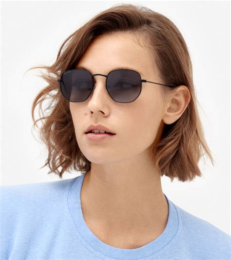 cole haan rounded hexagon sunglasses